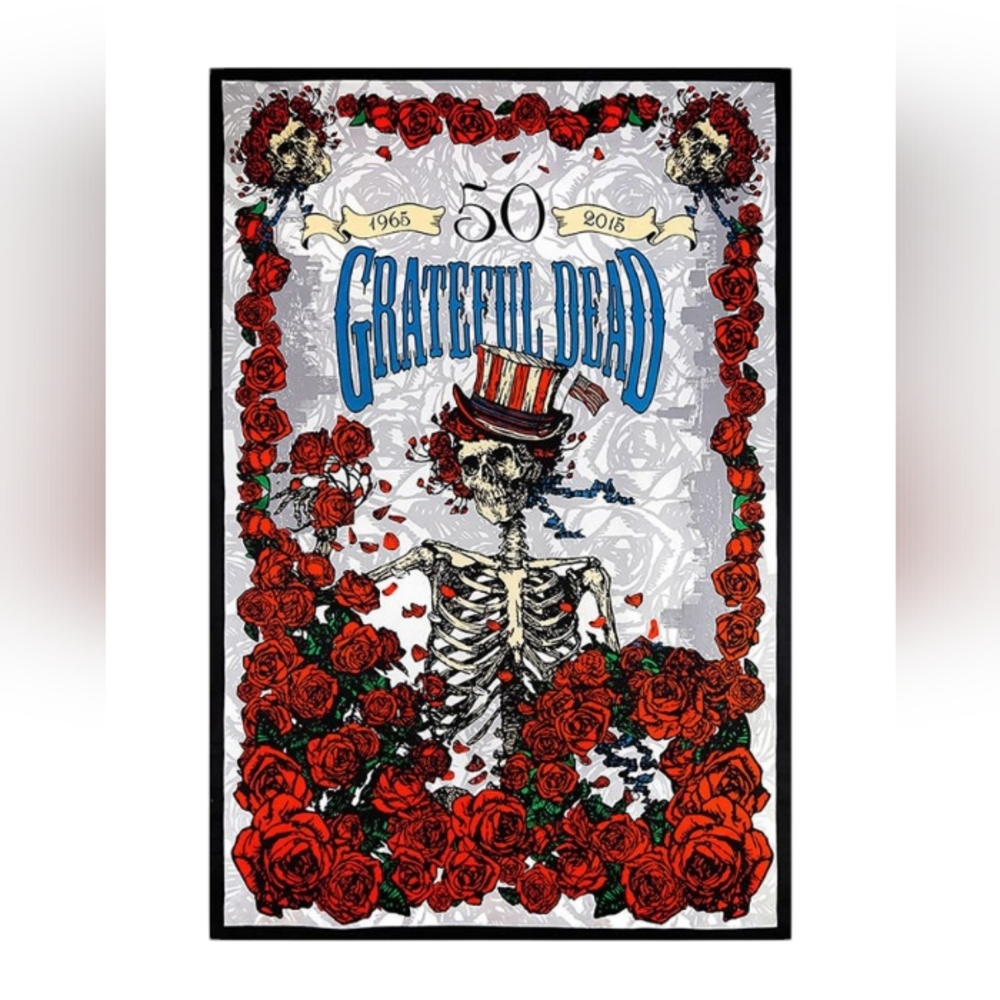 Grateful Dead 50th Anniversary Wall Art 90x60 Nwot